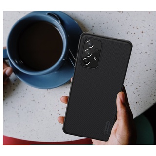 Ốp lưng Nillkin tcho Samsung Galaxy A33 5G, A53 5G, A73 5G thế hệ mới nhựa cứng PC sần, viền TPU chống sốc