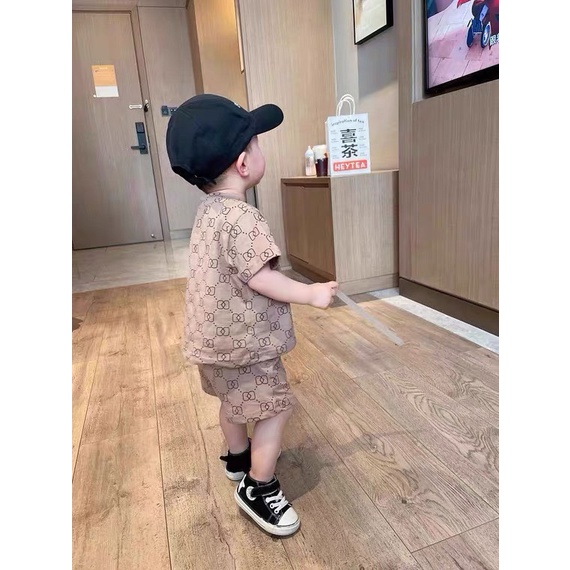 Bộ quần áo cộc tay cho bé AF KID SỮA BÒ cho bé trai bé gái Chất cotton 4 chiều cao cấp siêu mềm siêu mát