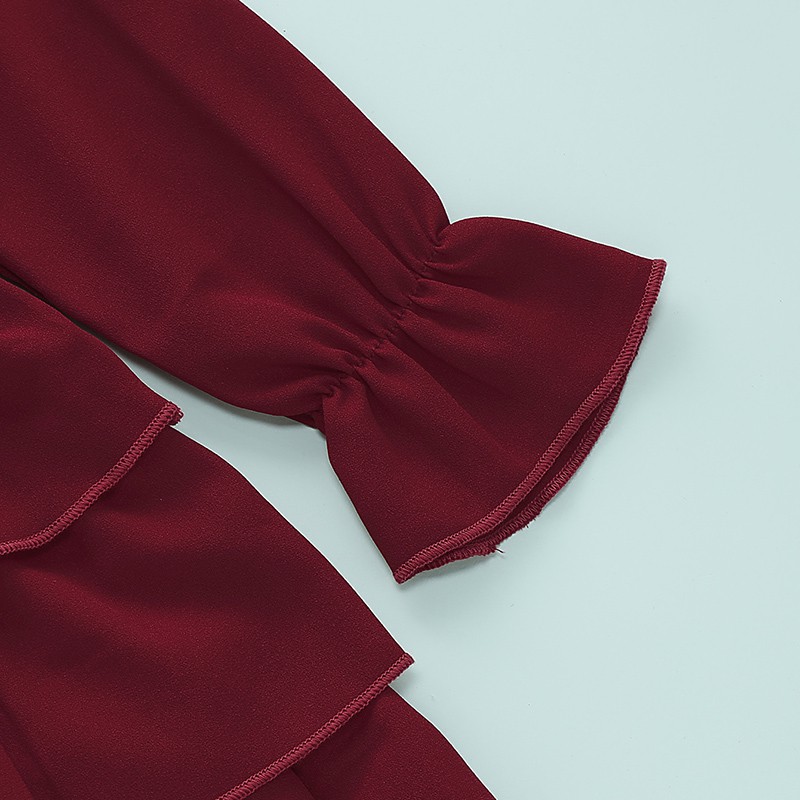 Đầm Công Chúa Mikrdoo Dài Tay Thiết Kế Xếp Ly Dành Cho Bé Sơ Sinh Khi Tham Dự Tiệc 2020