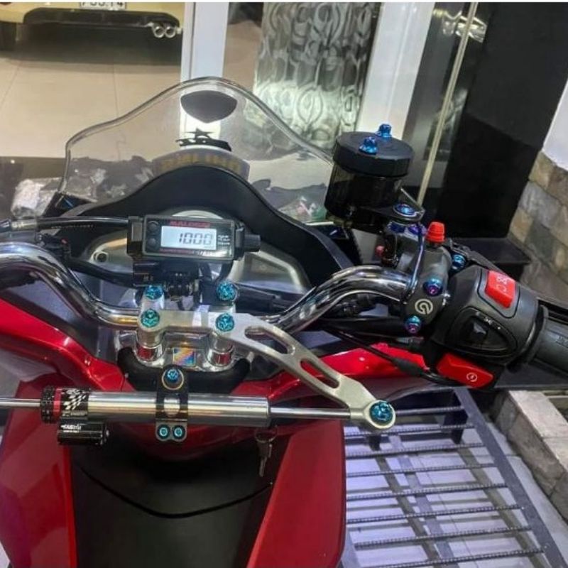 Nút Đề Màu Đỏ  - Nút Tắt Máy - Nút Passing - Nút Đề Honda