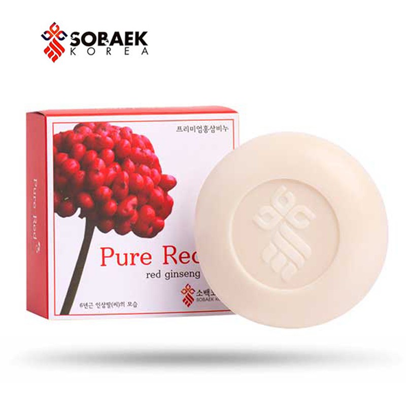 XÀ BÔNG TẮM HỒNG SÂM PURE RED SOBAEK