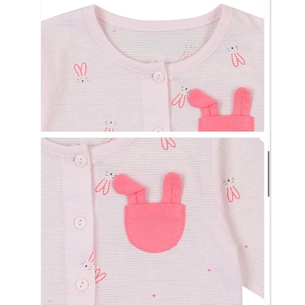 Bộ cotton giấy cho bé trai bé gái xuất Hàn