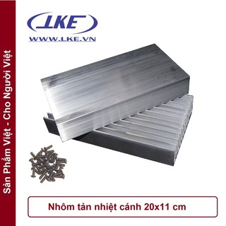 nhôm tản nhiệt 12 cánh kích thước 20x11cm
