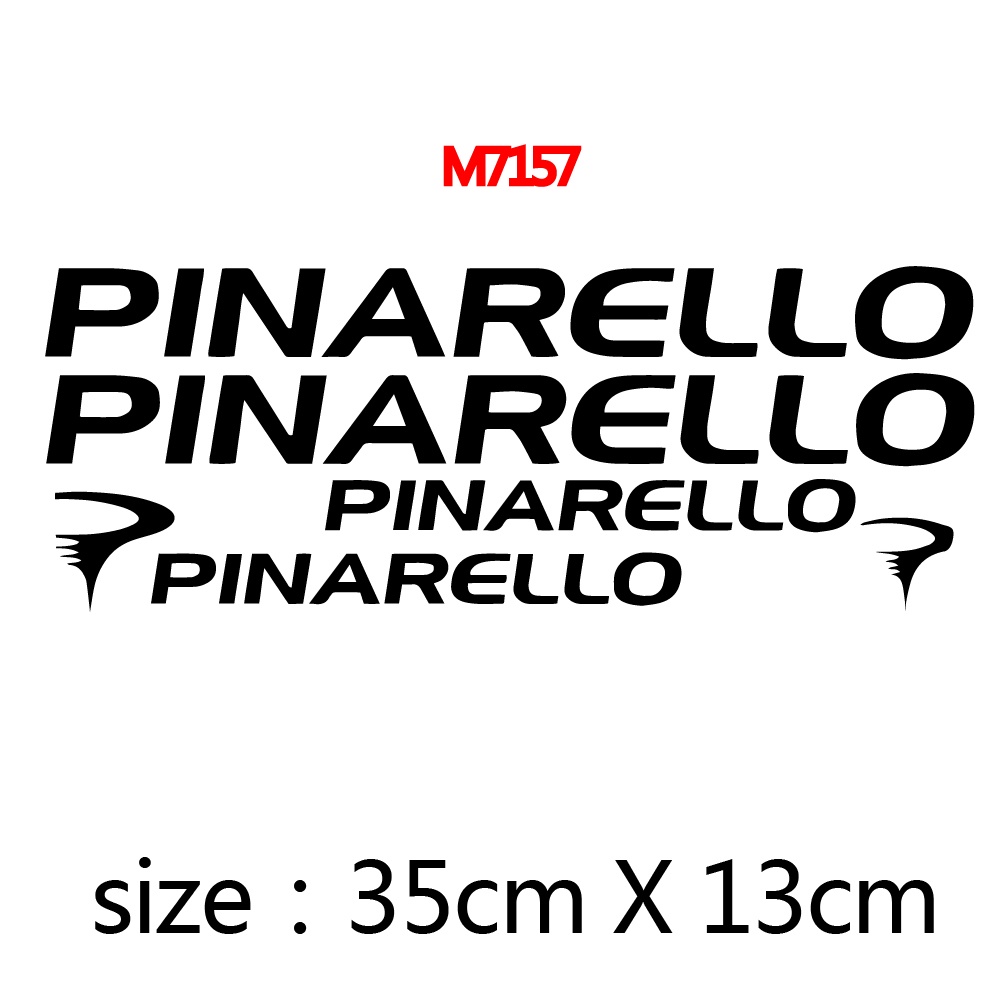 Miếng dán cắt ra dành cho trang trí xe đạp leo núi Pinarello xe hơi