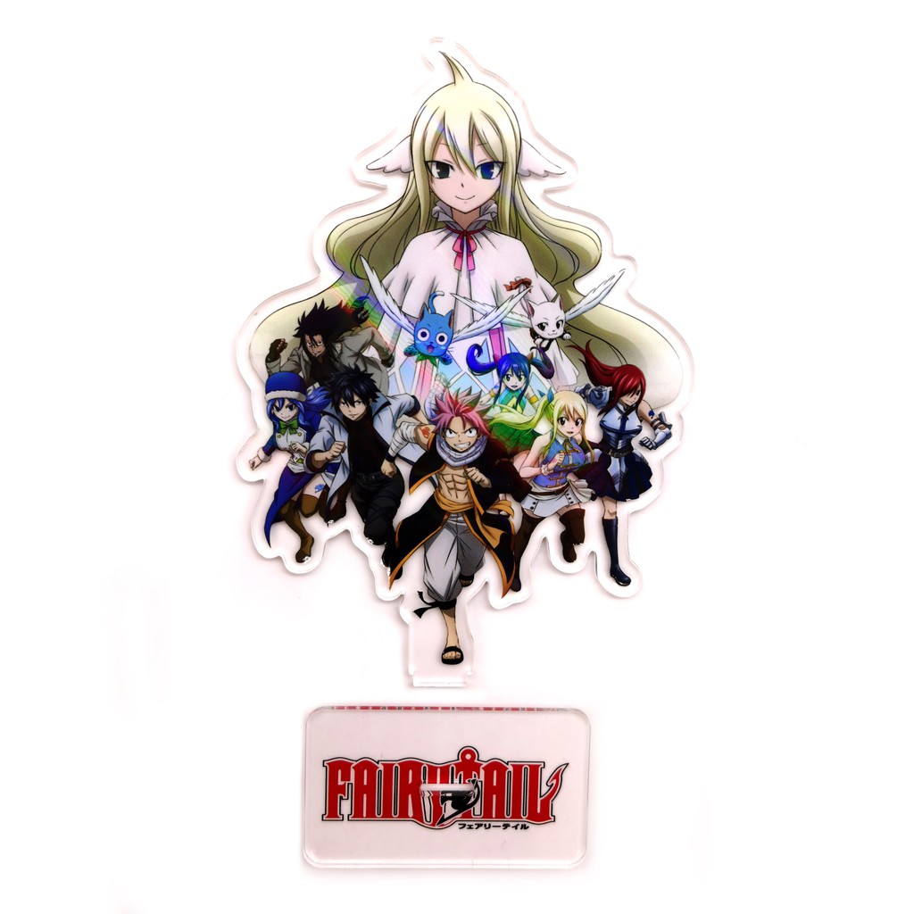 Fairy Tail Natsu Erza Gray Lucy Wendy Charlés group acrylic stand figure toy