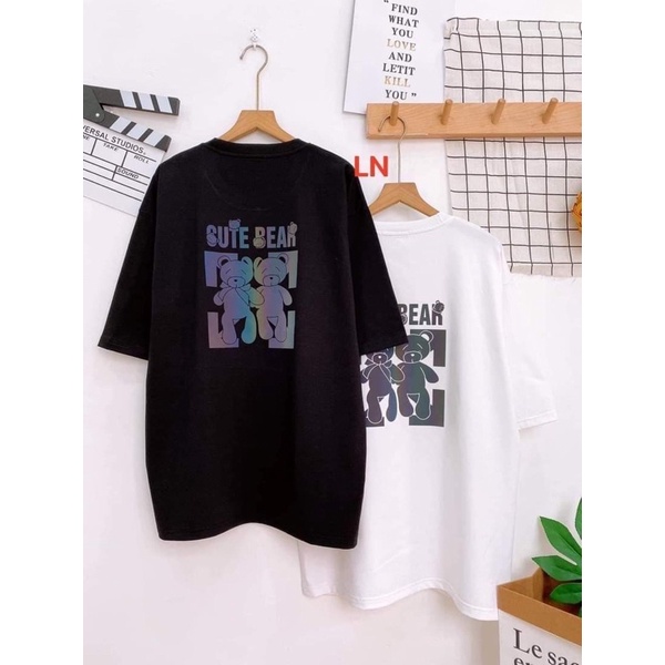 Áo phản quang hai con gấu cute LN12
