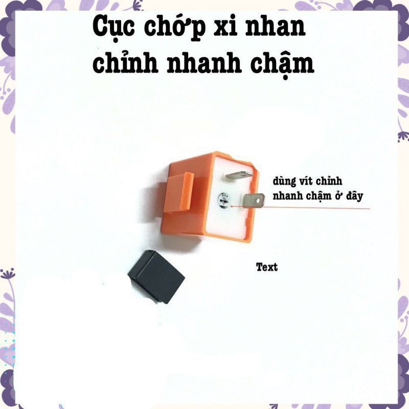 Cục chớp nhan xe máy chỉnh nhanh chậm