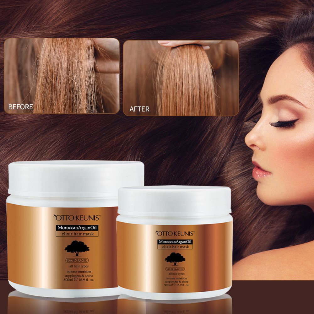 Hấp Dầu Otto Keunis Moroccoan Argan Oill Triết Xuất Từ Dầu Argan Virgin  500m