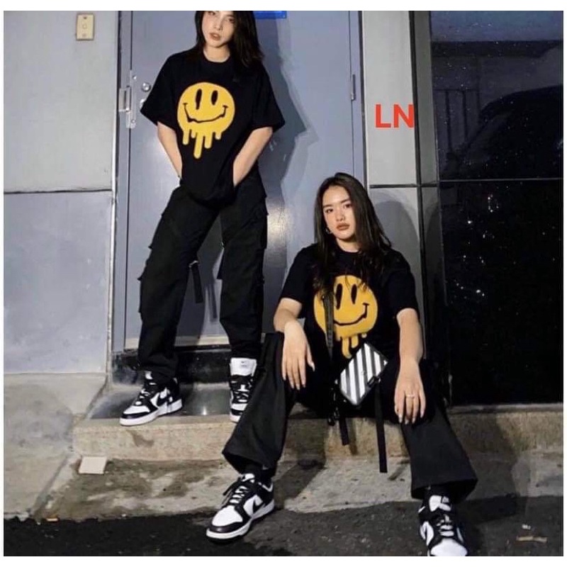 Áo phông mặt cười chảy DA6