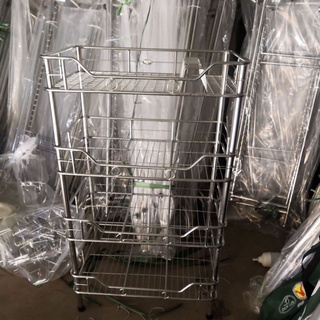 (GIAO HÀNG HOẢ TỐC ) kệ chén inox 4 tầng (size 60 x 40 x 105)cm