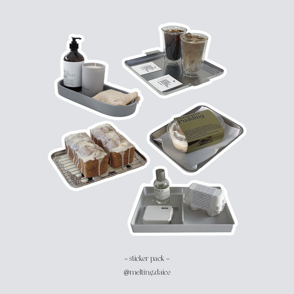 Daice || ‘𝘀𝗲𝗹𝗳-𝗰𝗮𝗿𝗲 𝗿𝗲𝗰𝗶𝗽𝗲’ combo set - set postcard và sticker trang trí