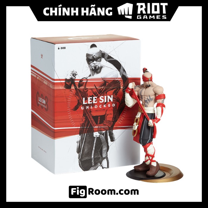 Mô hình LoL LeeSin 25cm - Lee Sin UNLOCKED STATUE  - LMHT Liên Minh Huyền Thoại