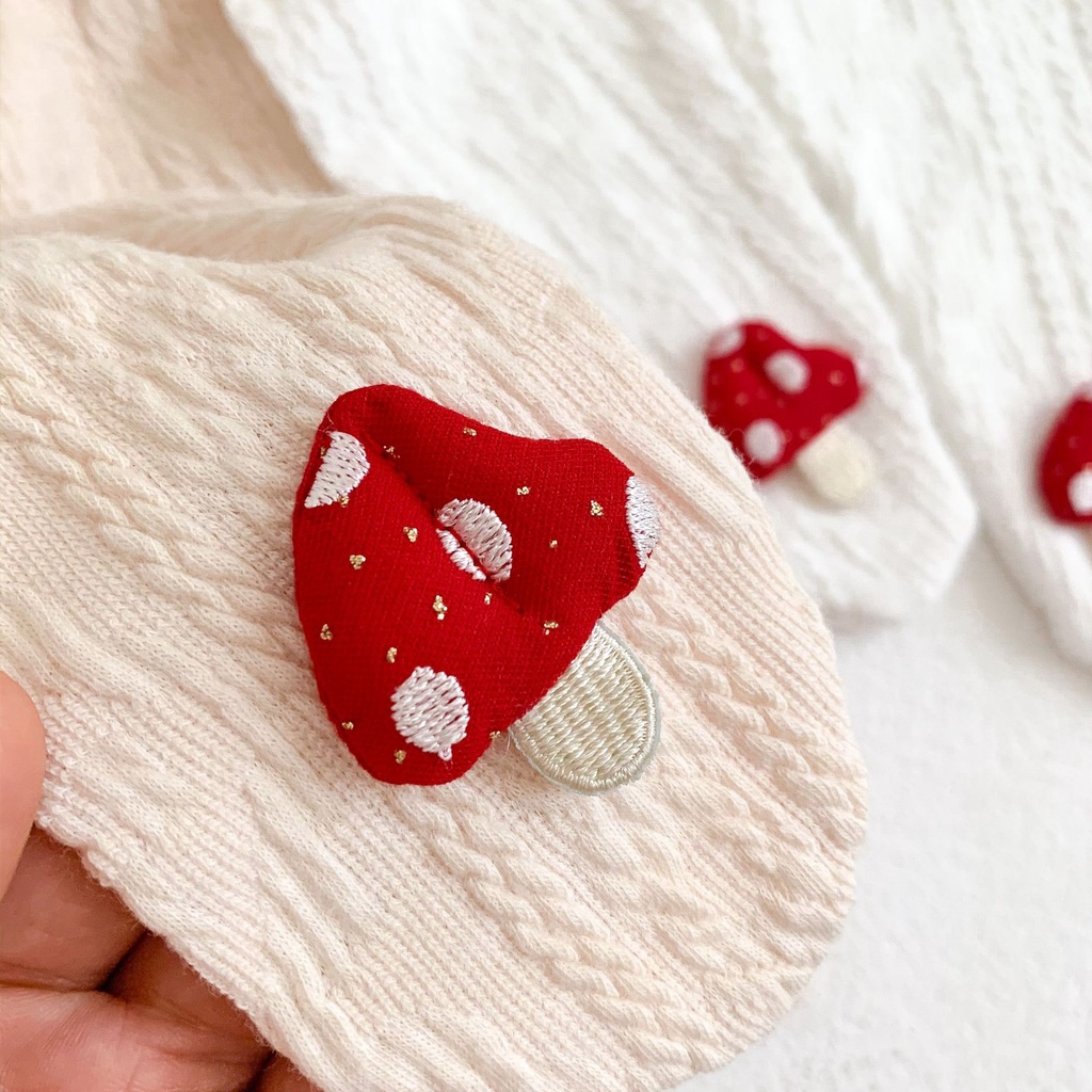 Quần Tất cotton Hình Nấm Nhỏ Dễ Thương Cho Bé