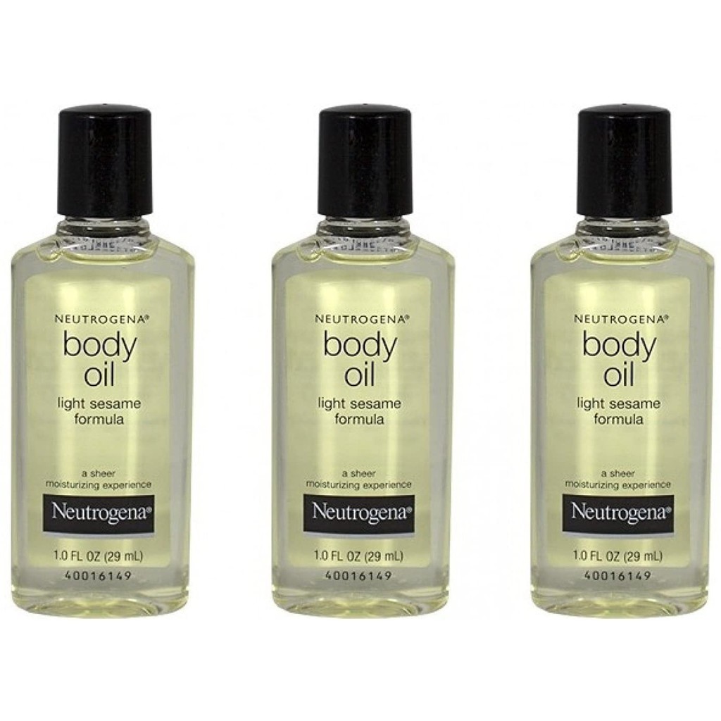 Dầu dưỡng thể Neutrogena Body Oil Light Sesame Formula Mini Size 1oz - 29ml