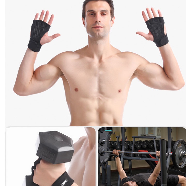 Găng tay thể thao tập Gym, chính hãng AOLIKES A76