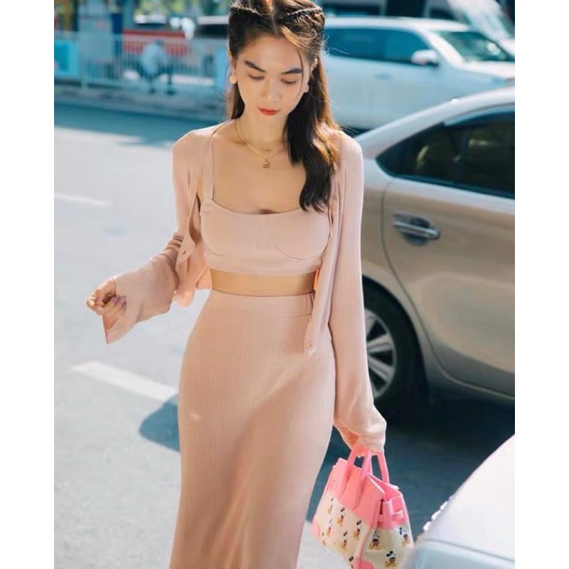 SET 3 SẢN PHẨM CROPTOP+ÁO+CVAY ZARA AUTHENTIC TUỒN STORE