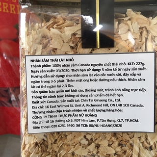 Nhân sâm canada cắt lát nhỏ 227g [Natural Food Ohsawa]