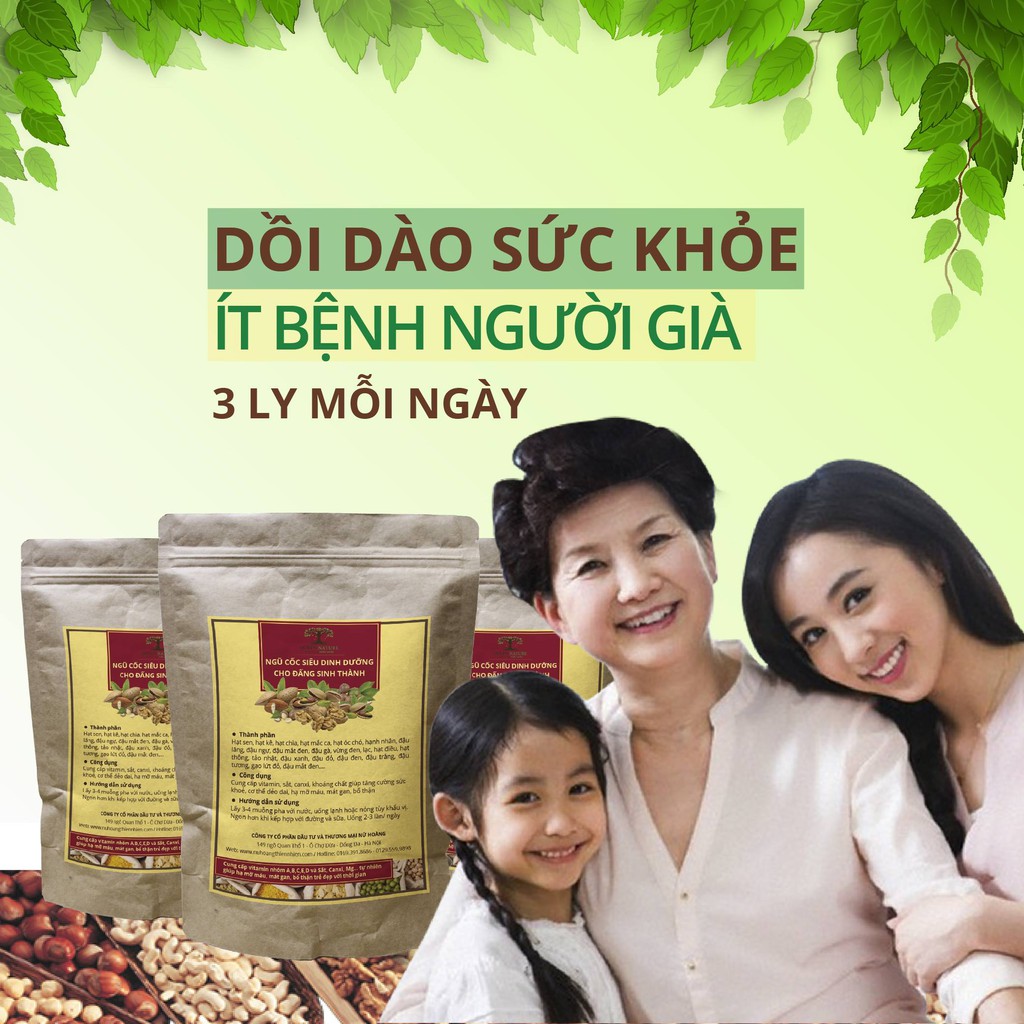 NGŨ CỐC ĐẤNG SINH THÀNH QUEEN NATURE 800GR