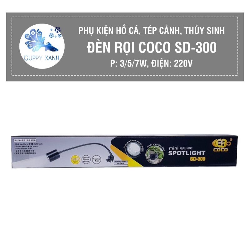 Led Rọi Kẹp Thành Bể nhiều màu tuỳ chọn - Led Rọi Thuỷ Sinh, Bán Cạn &amp; Cá cảnh
