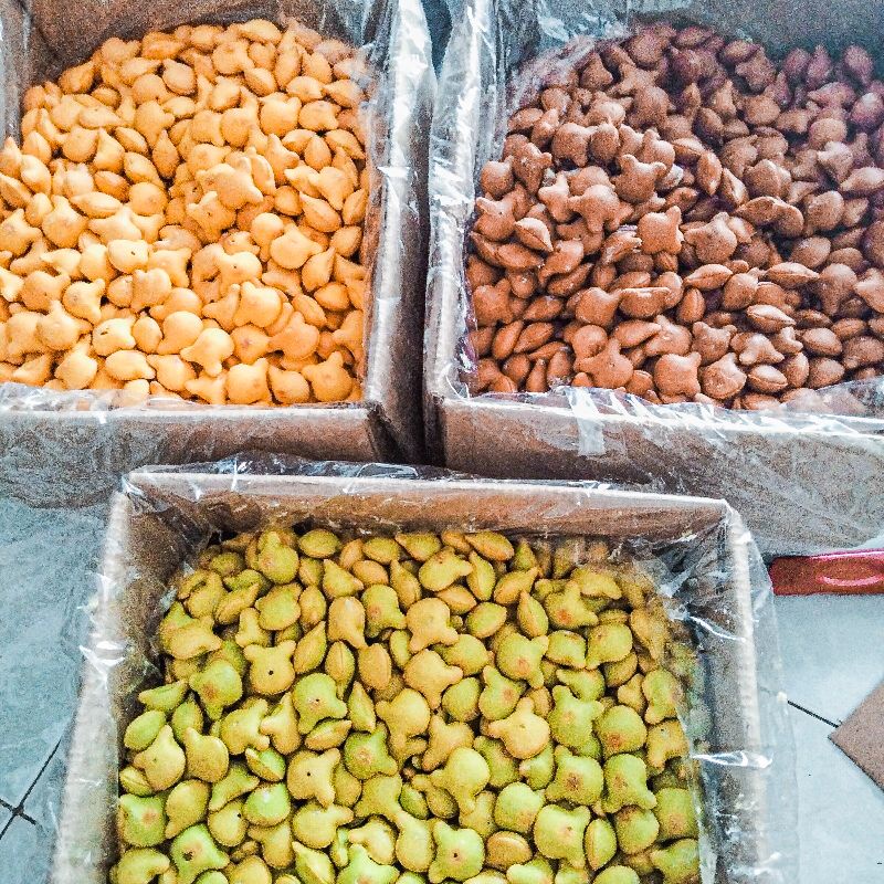 Bánh Gấu Nhân Kem Sữa 3 vị [ HÌNH THẬT 100% ] Lon Pet 420gr
