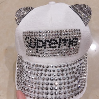 Nón kết tai mèo đính đá cao cấp cho bé (Giá cực hạt dẻ)