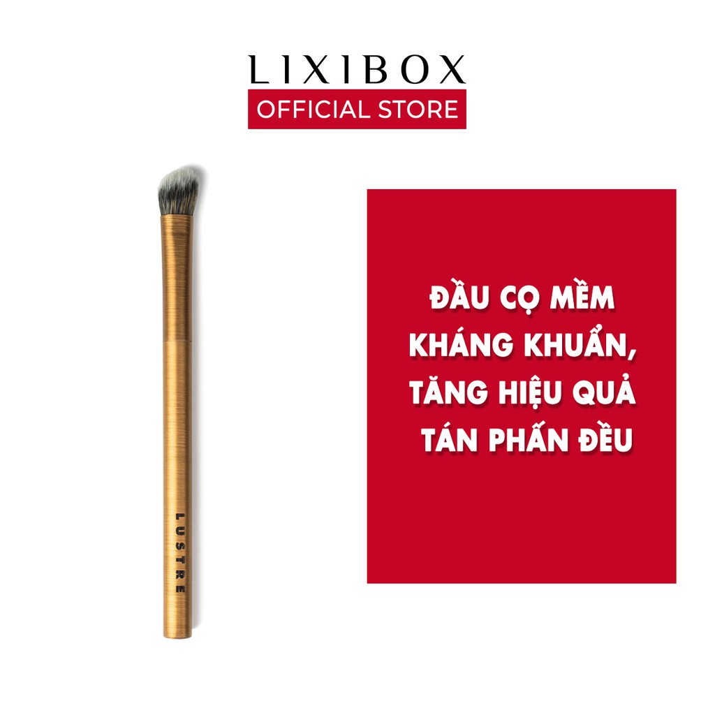 Cọ trang Điểm Mắt Đầu Vát Lustre Pro Makeup Brush - Angled Blending Brush - Gold Edition E101