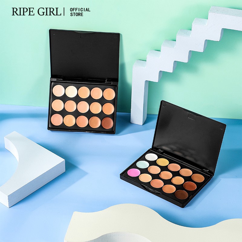 Bảng Kem Che Khuyết Điểm / Tạo Khối Ripe Girl 15 Màu Tiện Dụng Cho Trang Điểm | BigBuy360 - bigbuy360.vn