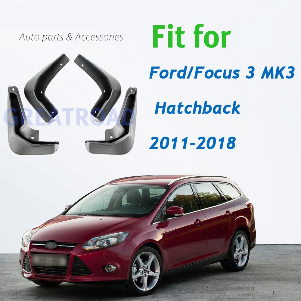 Tấm Chắn Bùn Cao Cấp Cho Xe Ô Tô Ford / Focus 3 Mk3 Hatchback 2011-2018