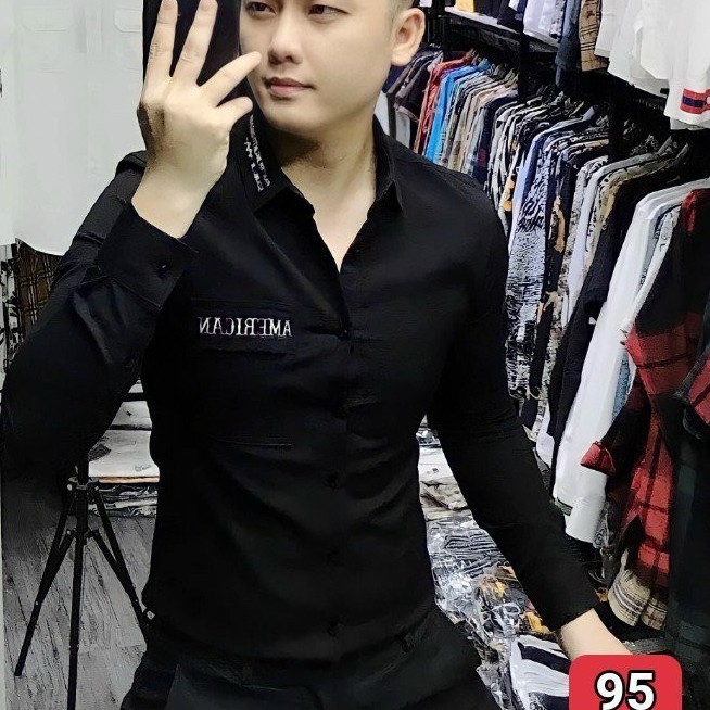 Áo sơ mi nam dài tay chất đũi không nhăn dáng ôm body nhiều mẫu PN ms85 | BigBuy360 - bigbuy360.vn