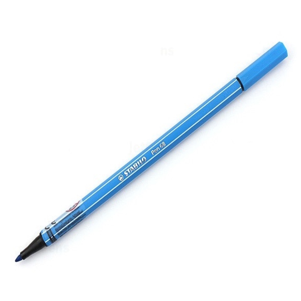 Combo 4 bút lông màu Stabilo Pen 68 Marker – 1.0mm – Blue Colors 3