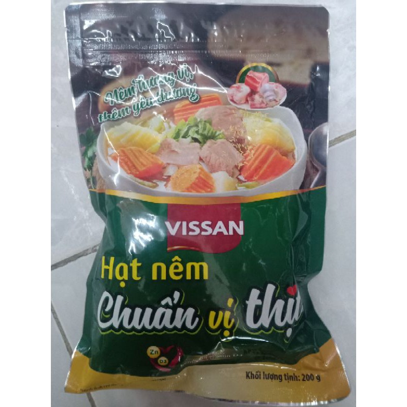 HẠT NÊM CHUẨN VỊ THỊT VISSAN 200G/400G/1KG