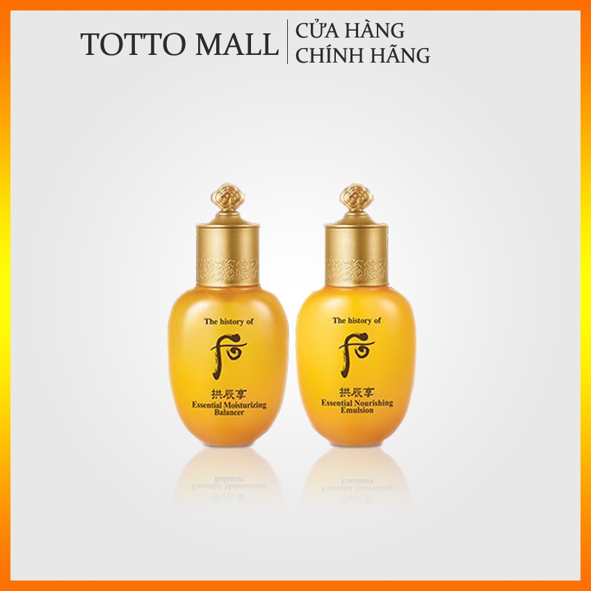 Set tái tạo da chống lão hóa Whoo vàng In Yang 5 Sản Phẩm - Bộ Whoo vàng tái tạo da