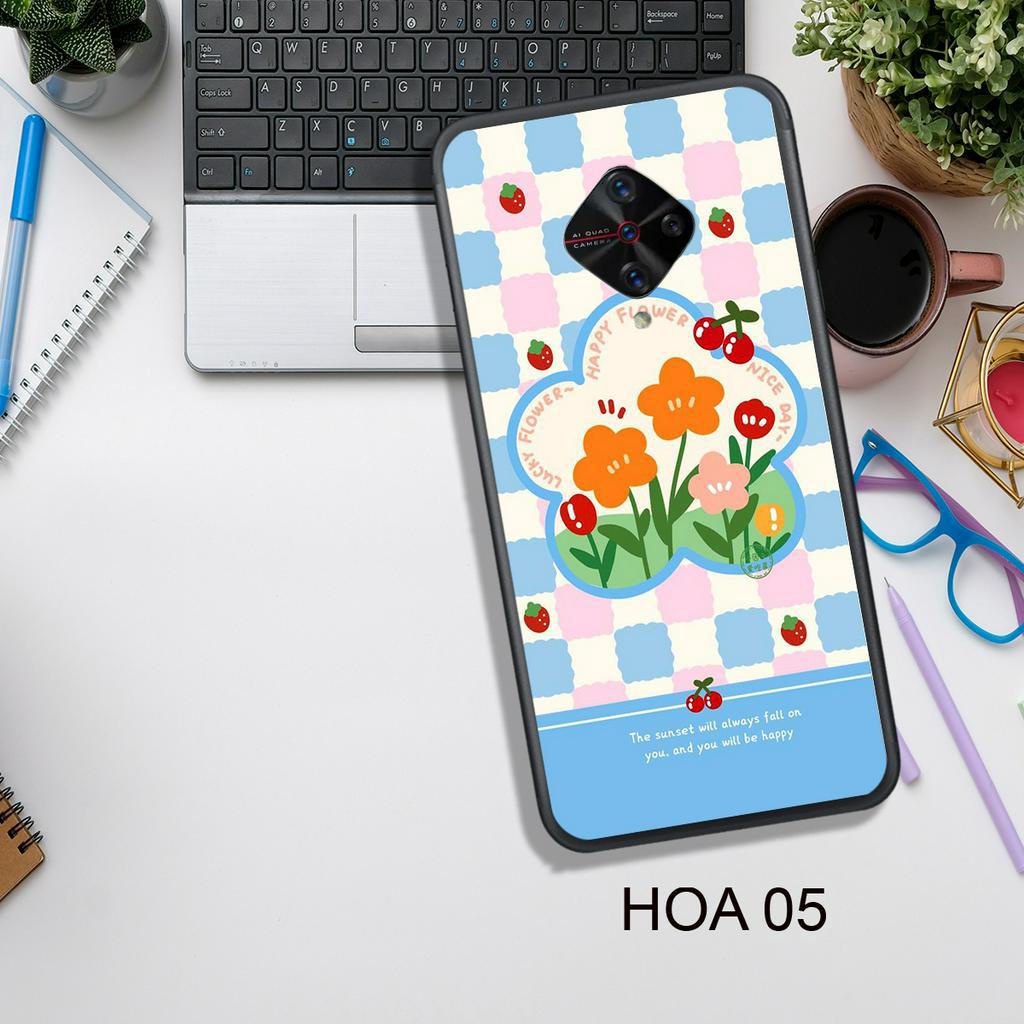 Ốp Lưng  VIVO S1  - S1 PRO - V7 - V7 PLUS - V9/Y85 - V11i - Y97 , In Hình HOA, Màu Sắc Bắt Mắt.