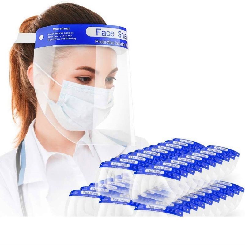 Kính chống giọt bắn face shield, Chuyên Sỉ, mặt nạ bảo hộ y tế chống dịch, chống giọt bắn, bụi, hàng loại 1