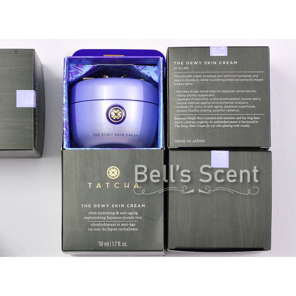 Kem dưỡng cấp ẩm sâu Tatcha Dewy Skin Cream full size 50ml