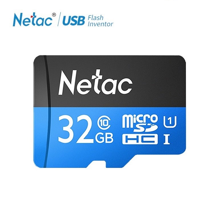 Thẻ nhớ MicroSD Netac 32GB chuẩn class 10 chuyên dụng dành cho camera và điện thoại