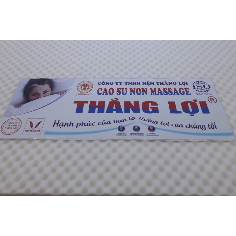 Nệm cao su non massage Thắng lợi chính hãng, bảo hành 15 năm