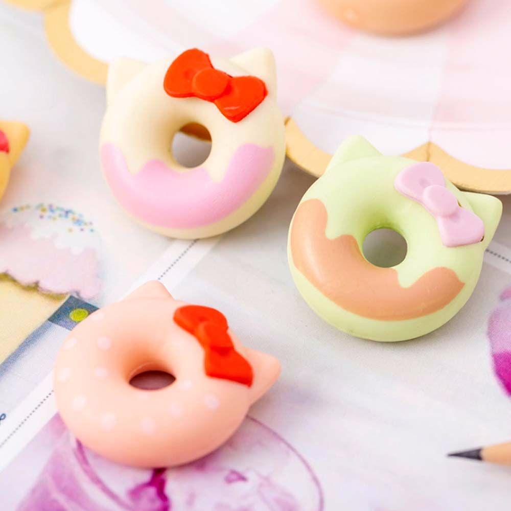Gôm Tẩy Hình Bánh Donut / Mèo Dễ Thương Cho Học Sinh