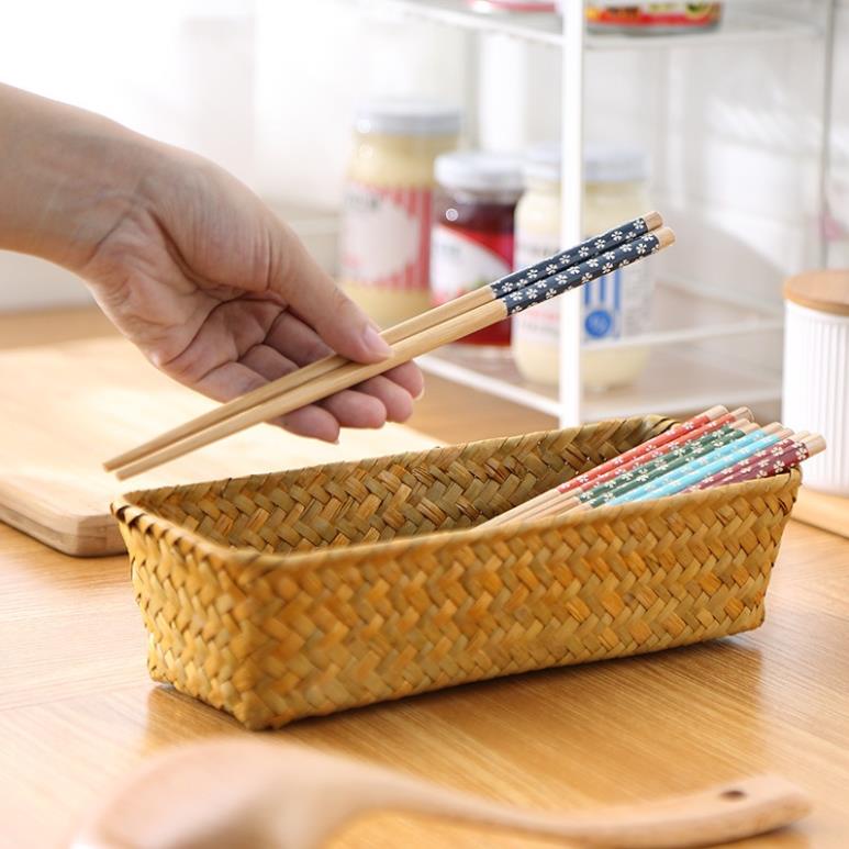 Đũa Tre Tự Nhiên Họa Tiết Hoa Anh Đào Phong Cách Nhật Bản Đũa Gỗ