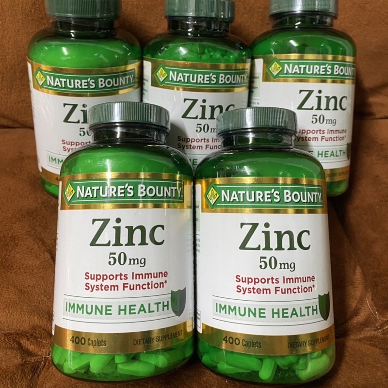 [EXP 03/2025] Viên uống bổ sung kẽm Nature’s Bounty Zinc 50mg 400 viên