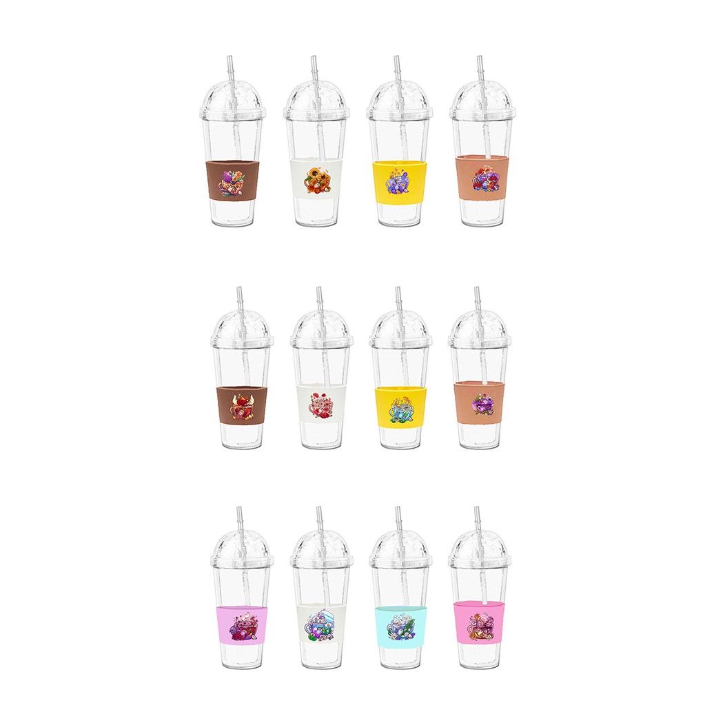 Cốc 2 lớp 12 cung hoàng đạo C2DI38 giữ nhiệt cute dễ thương hoạt hình thần tượng