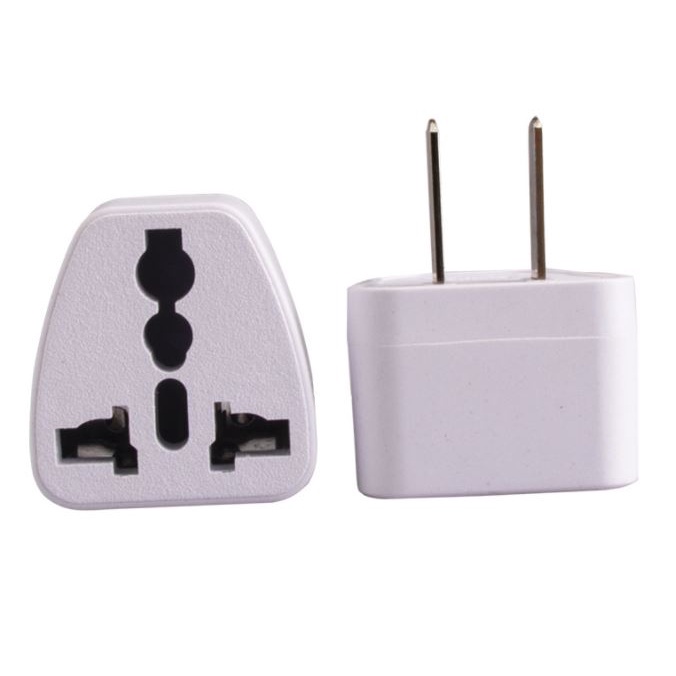 Ổ Chuyển Đổi Phích Cắm Từ 3 Chân Sang 2 Chân An Toàn Chịu Nhiệt Độ Cao, Nguồn 220V