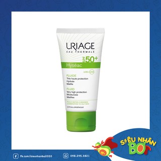 Kem Chống Nắng Uriage Hyseac Fluide SPF 50+ 50ml