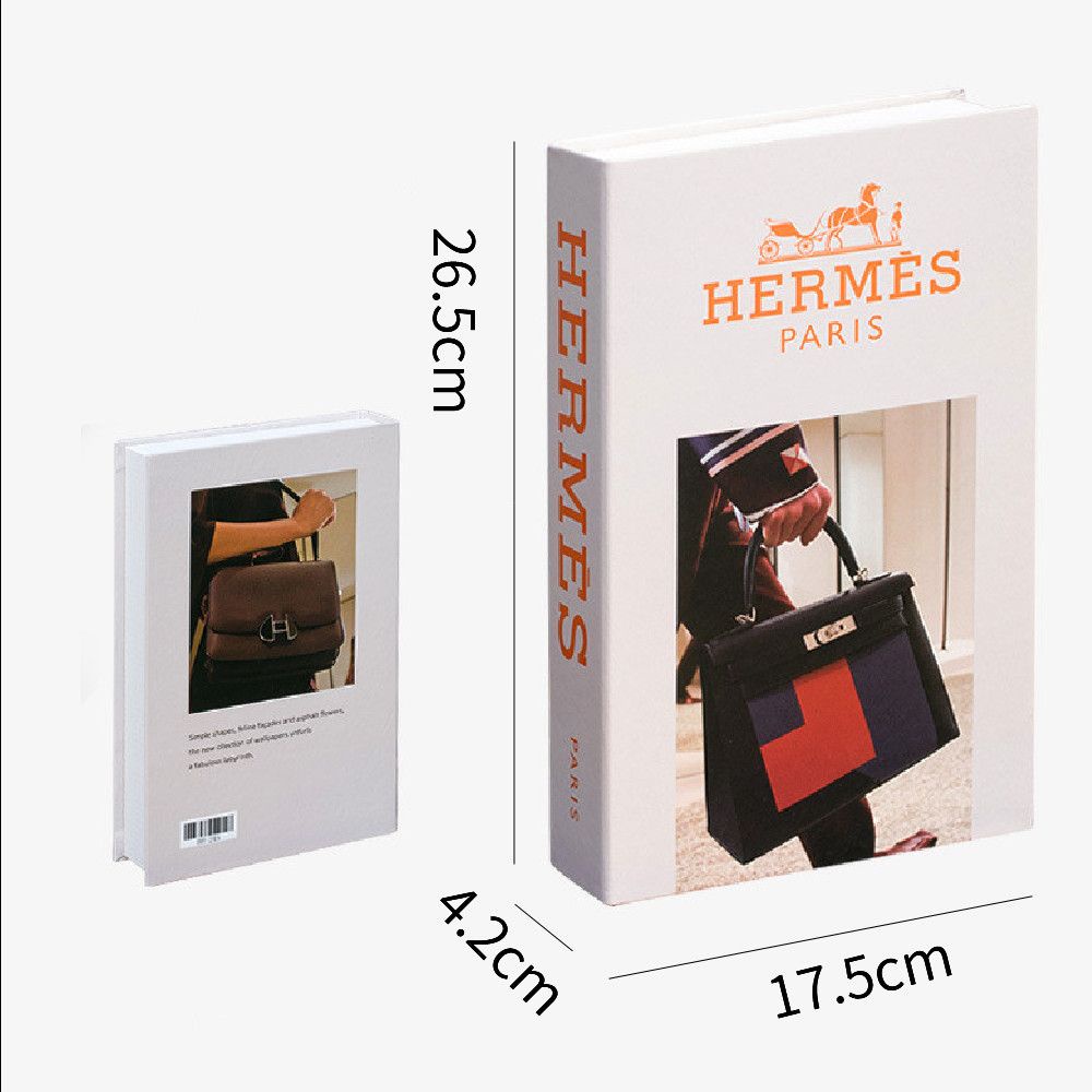 Sách giả trưng bày trang trí phòng ngủ hiện đại