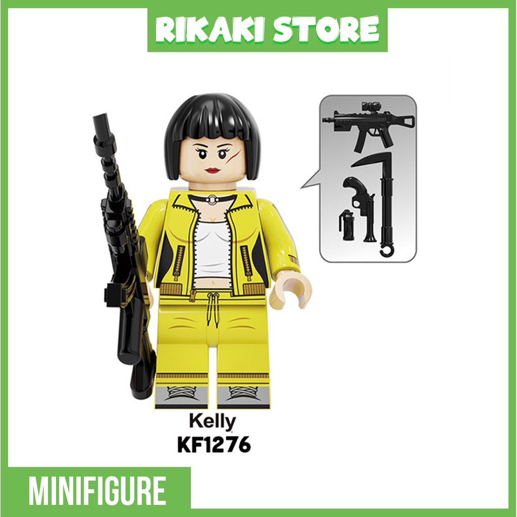 MINIFIGURES Nhân Vật Free Fire 8 Mẫu Nhân Vật Kèm Trang Bị Phụ Kiện