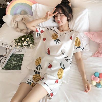 Đồ Bộ Nữ Mặc Ở Nhà Vải Lụa - Bộ Đùi Ngủ Nữ Mùa Hè | BigBuy360 - bigbuy360.vn