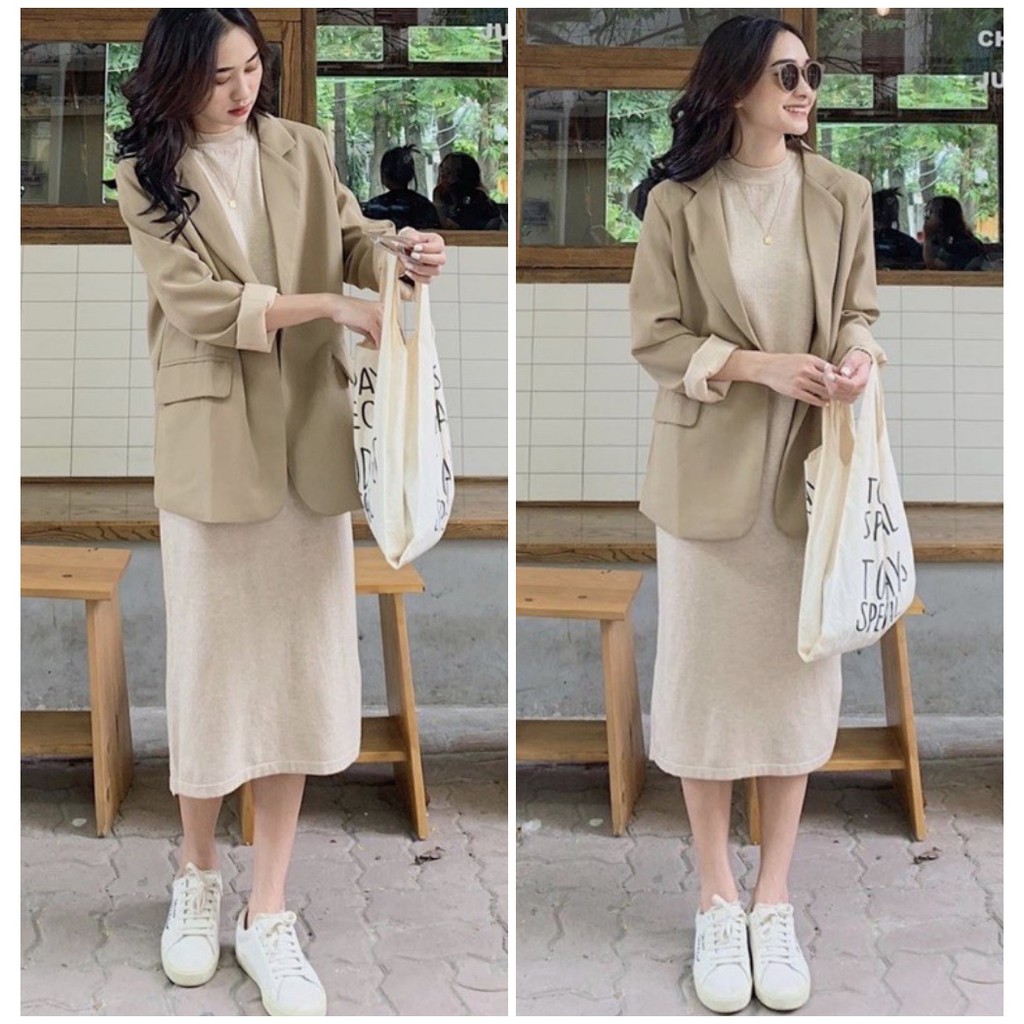 Áo Blazer Nữ 2 Lớp Mẫu Mới 💖 𝘍𝘳𝘦𝘦𝘴𝘩𝘪𝘱 💖 Áo Vest Nữ Blazer Khoác Ngoài Style Hàn Quốc [ Ảnh Thật / Video ]