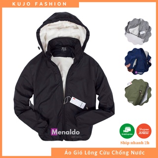 Áo Gió Lót Lông Cừu Siêu Ấm Chống Nước 100%