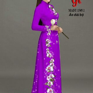 Vải áo dài in hoa