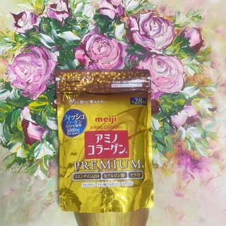 🌺 [SIÊU SALE ] Collagen Meiji Premium Màu Vàng Nhật Bản 28 Ngày